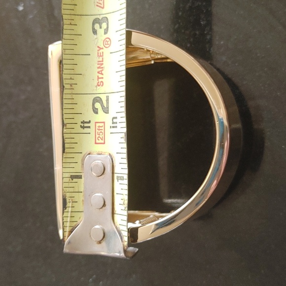 Macy's Gold Plated Statement Cuff Bracelet - Picture 5 of 6